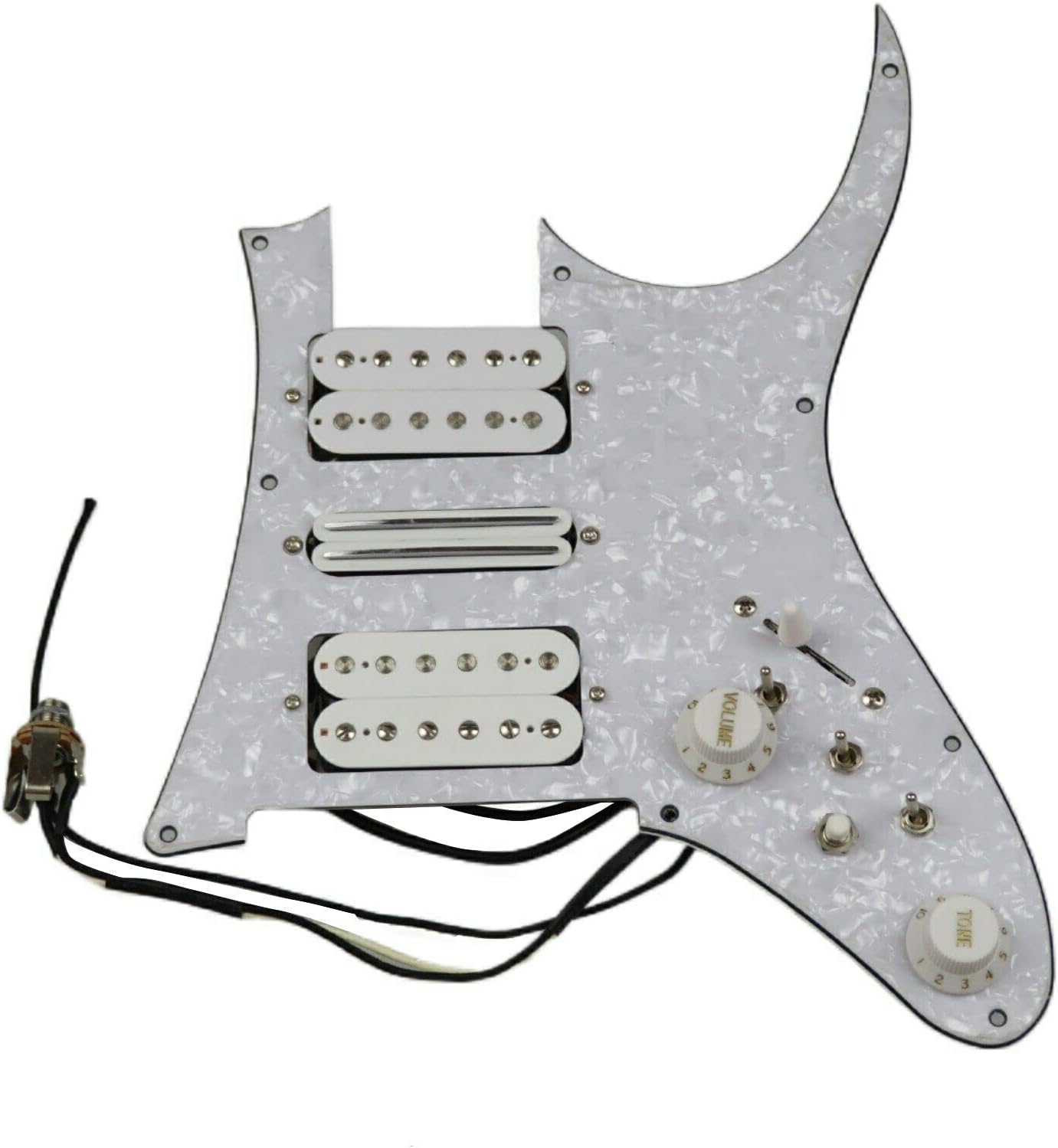 HSH Prewired Pickguard Pickups Set Multifunction Switch Humbucker Alnico5 4C Wiring Harness Push-pull single cut