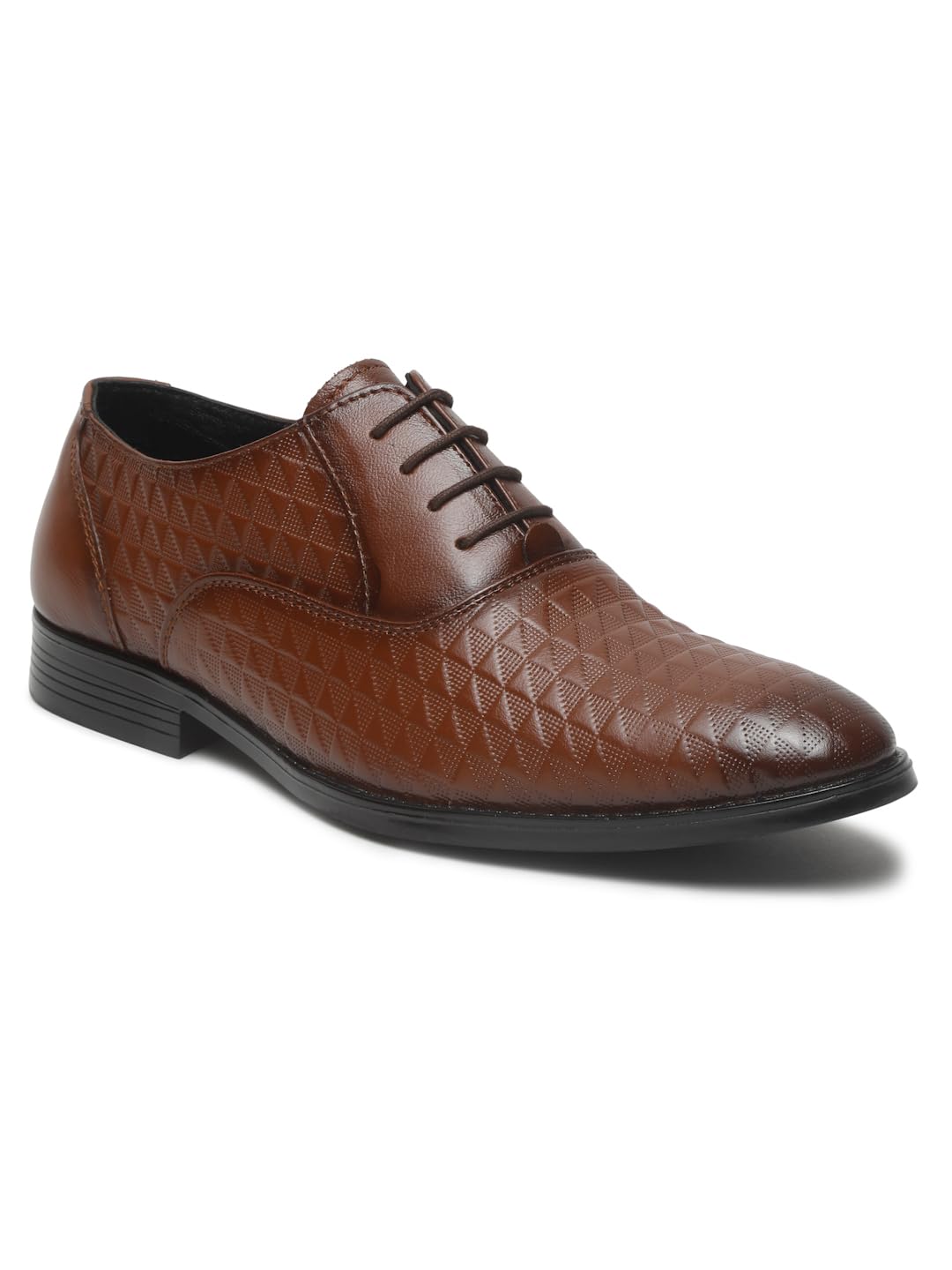 TEAKWOOD LEATHERS Menss Patterned Texture Leather Formal Shoes, Lace-Up Work Leather Shoes for Men (Brown, 42) (B0D3VBJYB4) Amazon Price History, Amazon Price Tracker