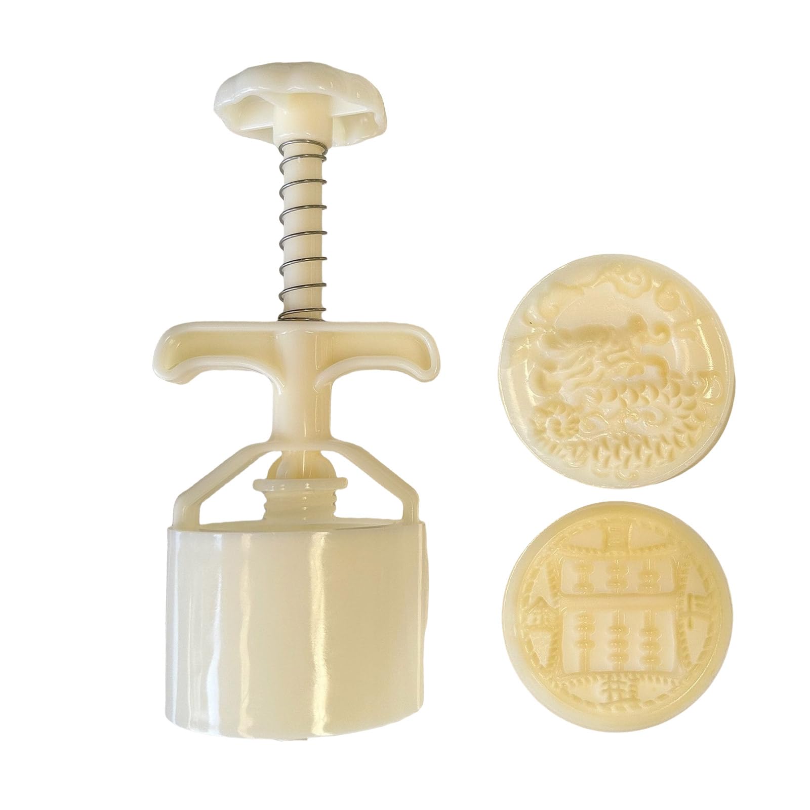 Tsophreniq Hand Pressed Mold Cookie Stamp Cake Flexible ABS Plastics Pastries Dessert Mold for Baking Enthusiasts Hand Press Maker