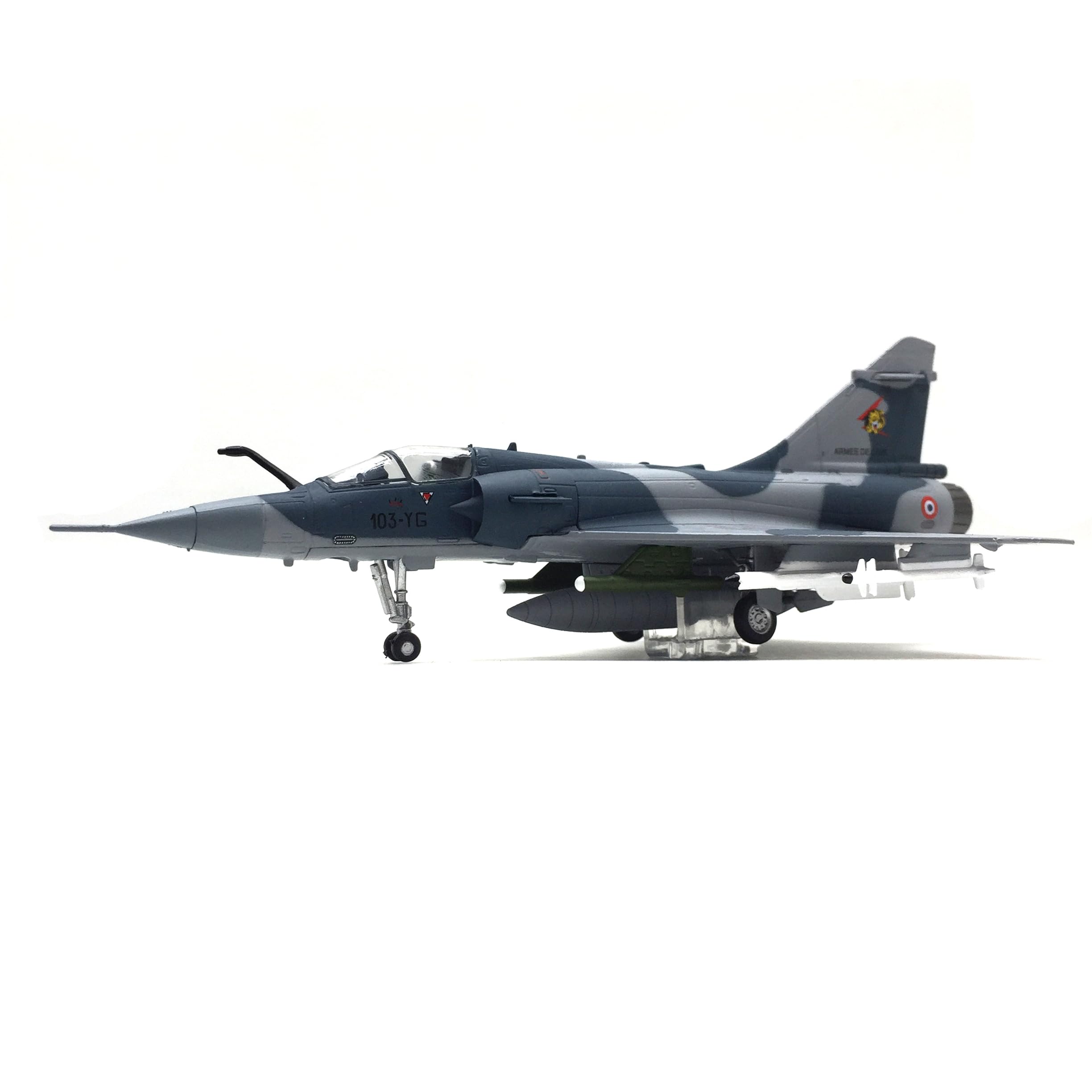 Enatuther 1/100 Mirage 2000 Fighter Military Aircraft Model Fighter Aeroplane Metal Attack Plane for Home/Office Decor - Image 2