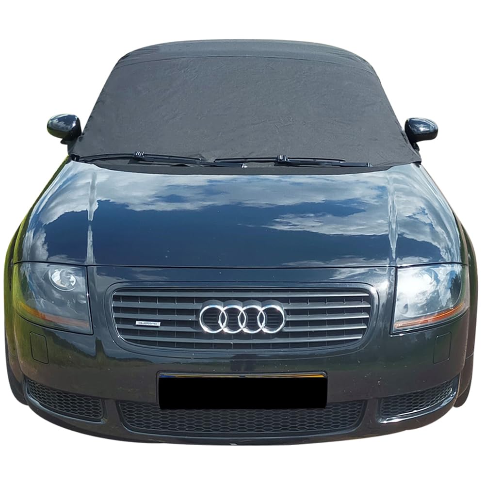 Halbabdeckung kompatibel mit EIN Audi TT (8N) für Außen Berlin Schwarz