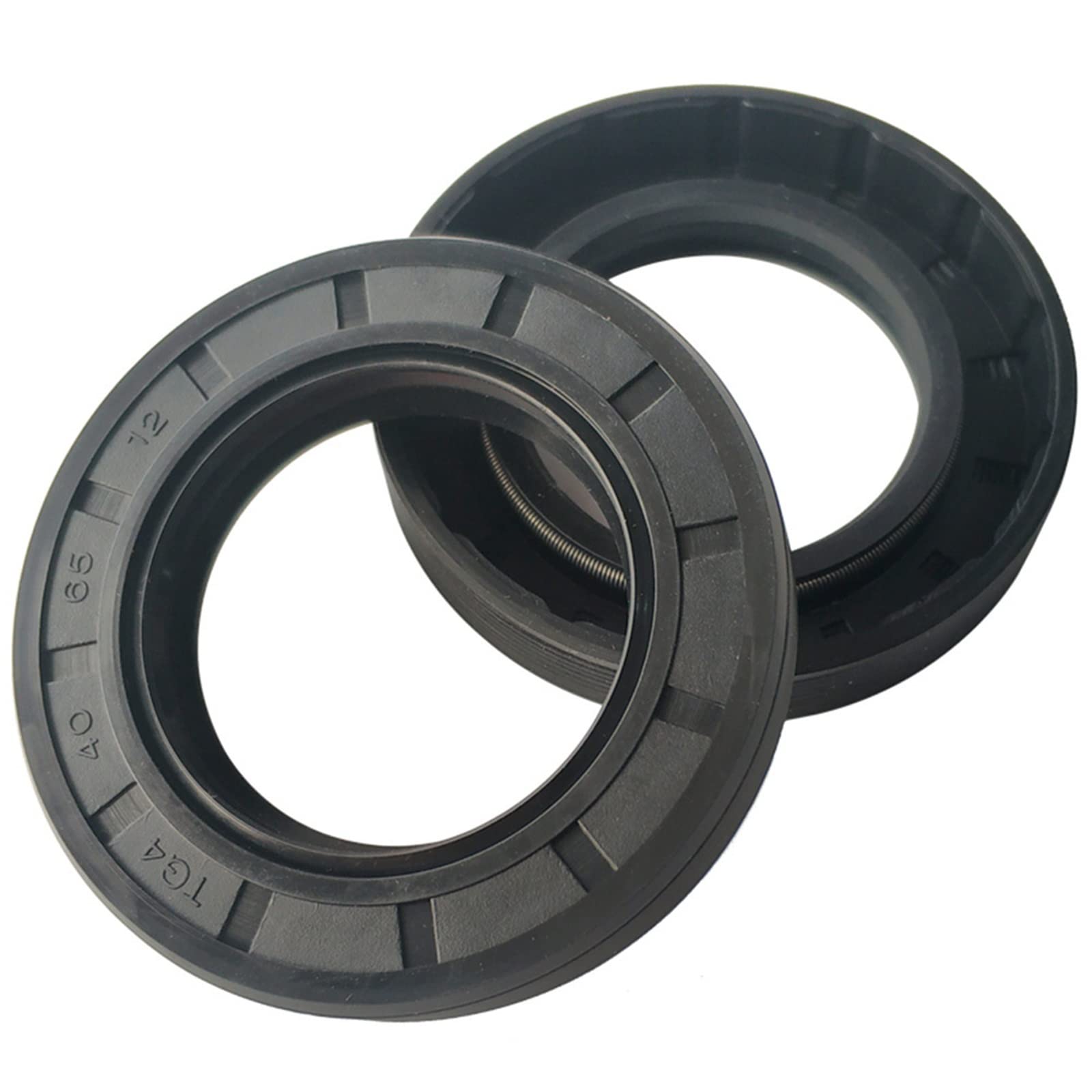 Gasket Rotating ID 20-28mm TC/FB/TG4 Skeleton Oil Seal Rings, Black Oil Seal Ring, NBR Double Lip Seal Gasket for Rotation Shaft Seal Resistant (Size : 20x28x5mm 2Pcs)