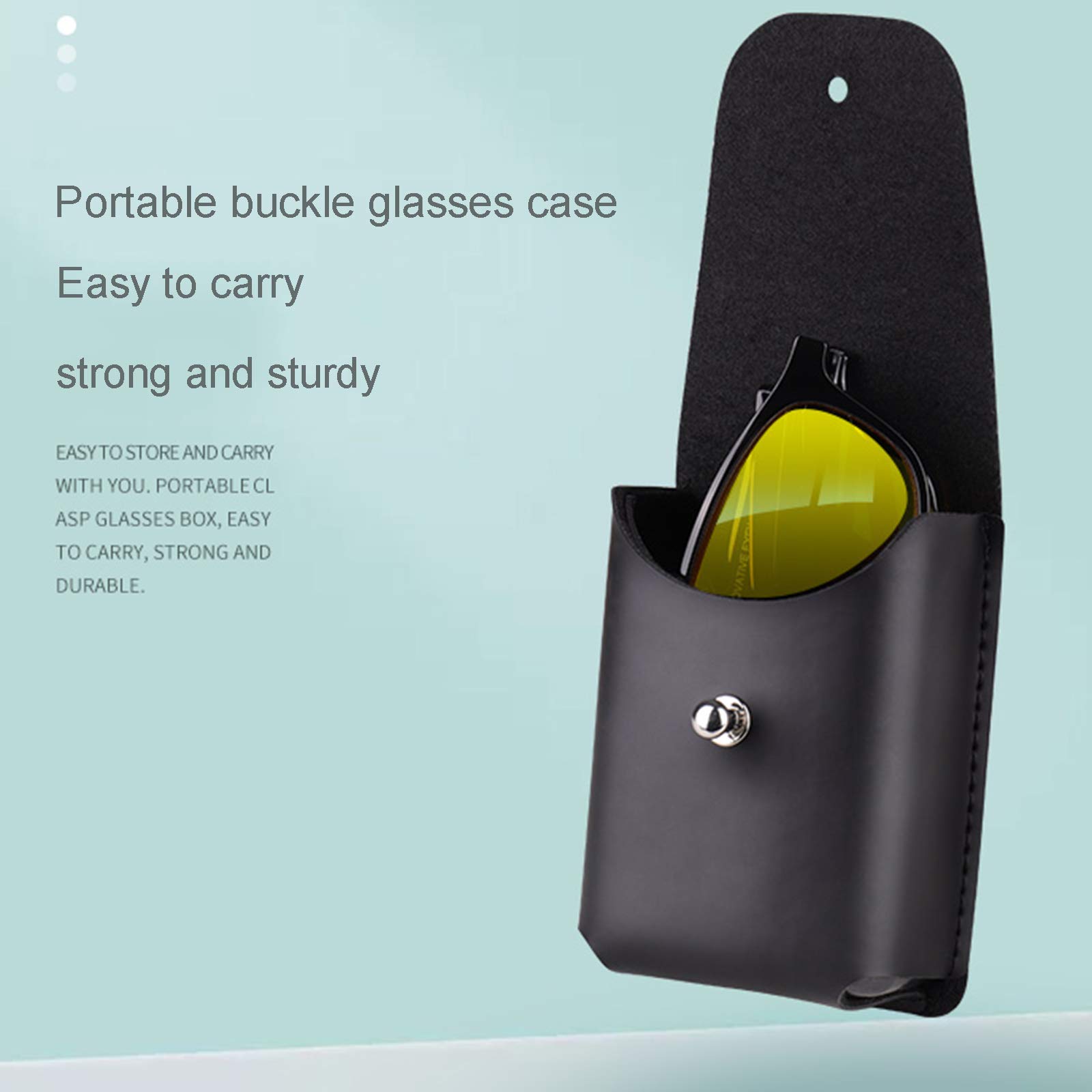 Eye-Pocket Faltbare Lesebrille Mit Mini Etui | Stilvolles Klappbares Design Für Herren Und Damen HD Anti-Blaulicht-Augenschutz,Anti-Blaue Lesebrille,+2.5