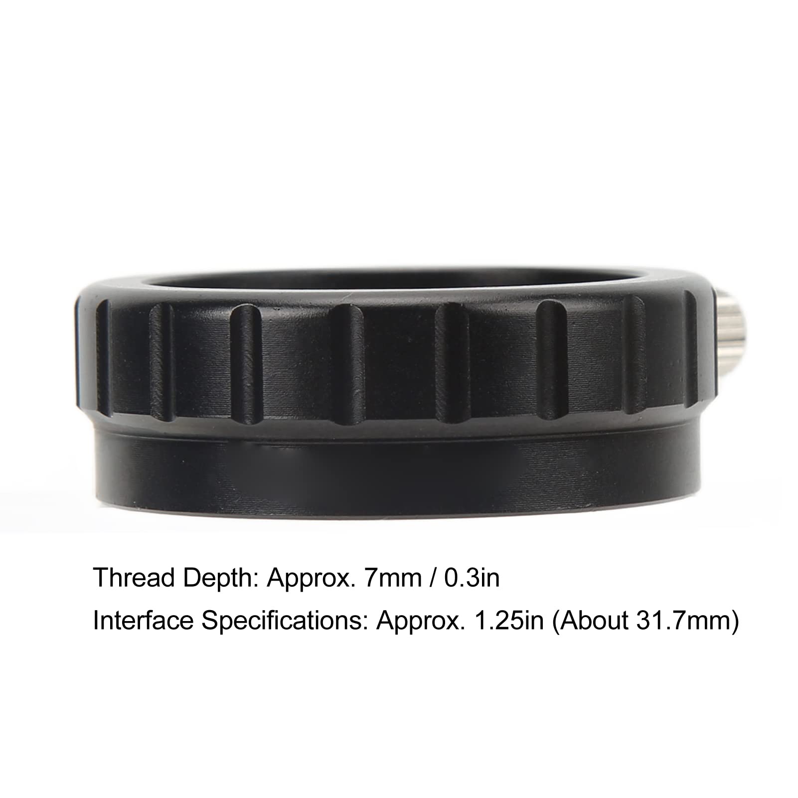 PUSOKEI Telescope Accessories Focuser Adapter,1.25inch M35x1mm Reflector Telescope Eyepiece Adapter,Aluminum Alloy Mount Adapter Device - Image 4