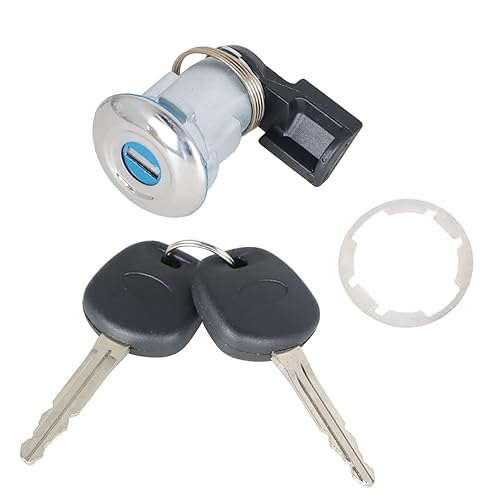 Miniatura 3 de Cilindro de bloqueo de tapa de llenado de combustible con 2 llaves 69058-35140 Reemplazo para Tundra 2000 2001 2002 2003 Tacoma 1995 1996 1997 1998