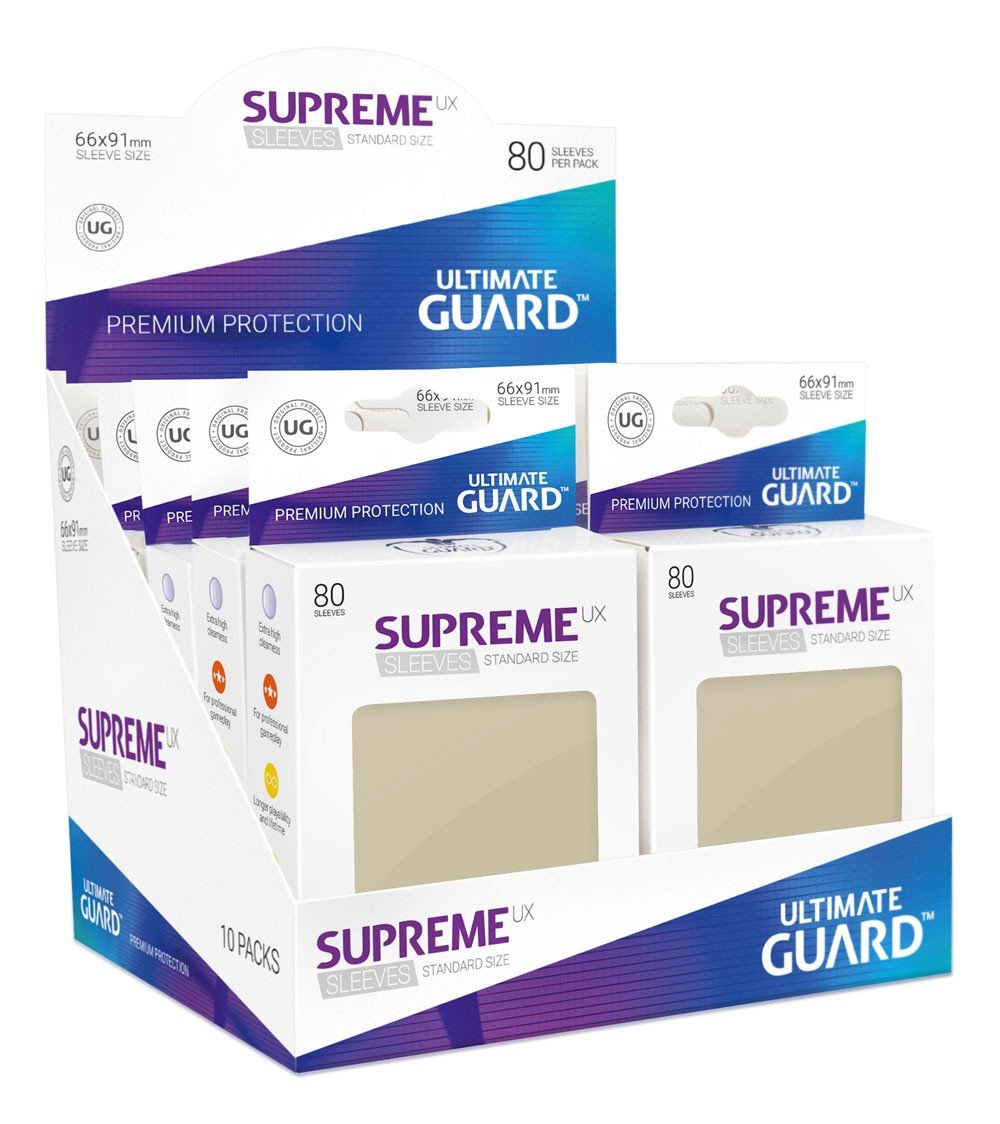 Ultimate Guard UGD010548 Supreme Ux Sleeves Standard Size Sand (80)