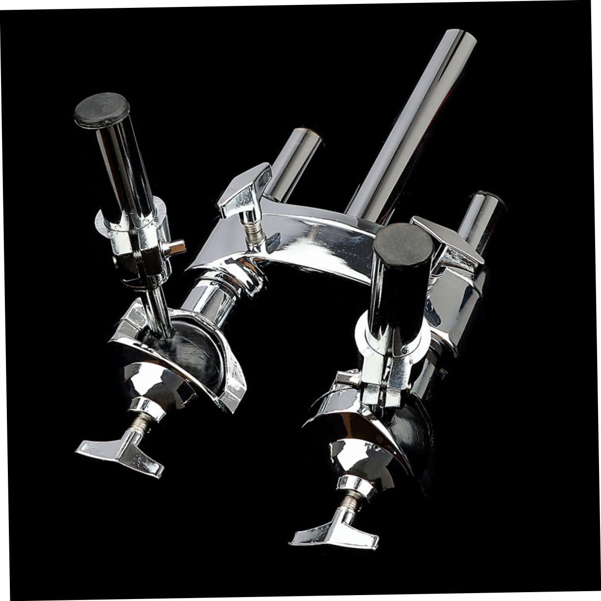 Toyvian Tubo Vertical de Soporte de Batería de Metal Soporte de Batería Accesorio para Instrumento de Percusión para Escenario de Actuación