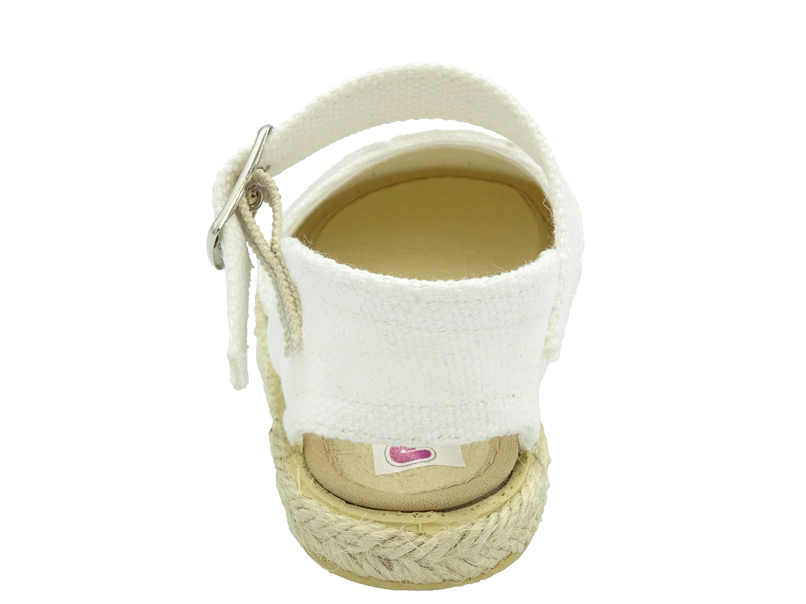 Esparteña de Niña con Puntilla y Suela de Goma Bebé 263/122