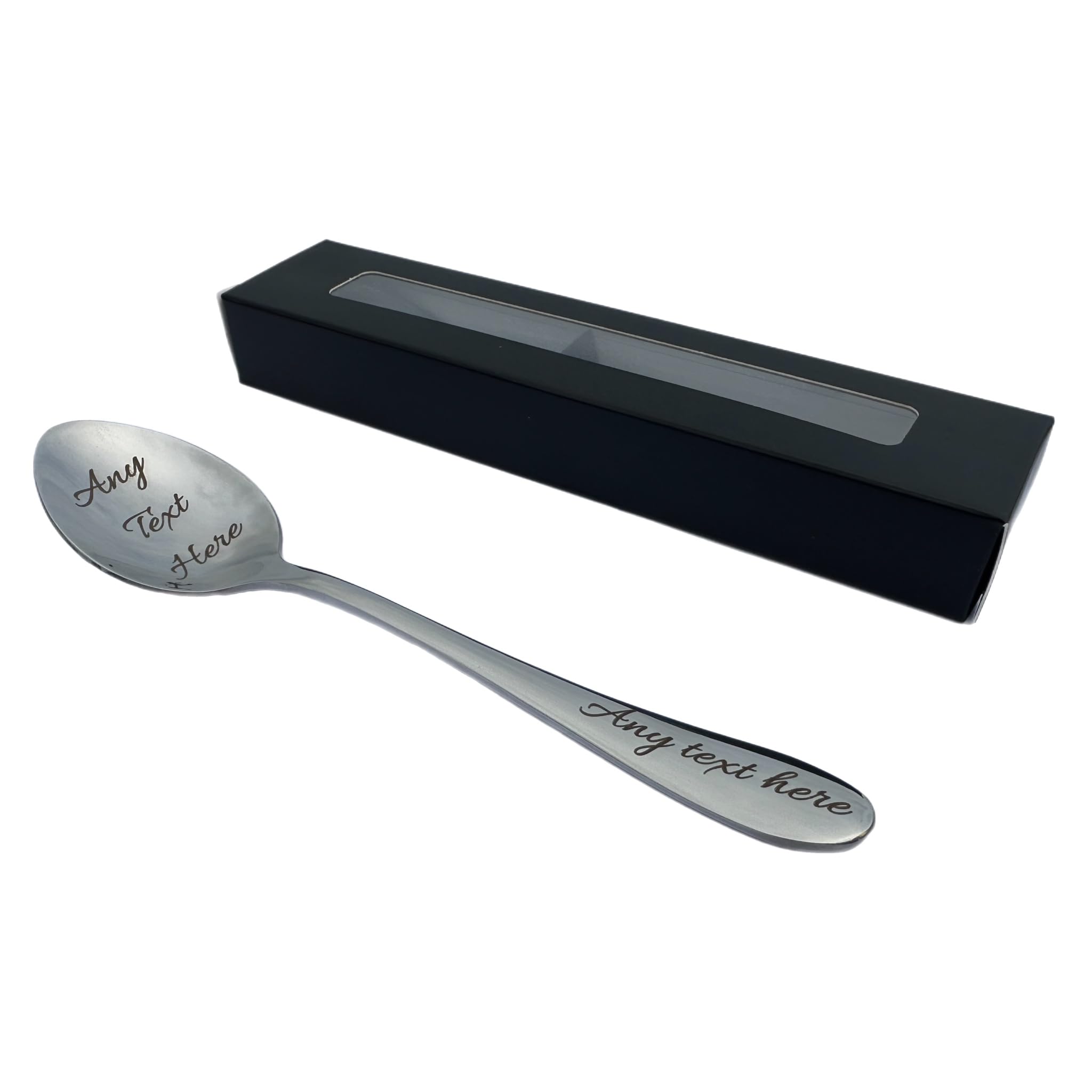 Personalised Tea Spoon - Custom Engraved Tea Spoon with Name or Message - Unique Gift for Any Occasion Christmas personalised Gift