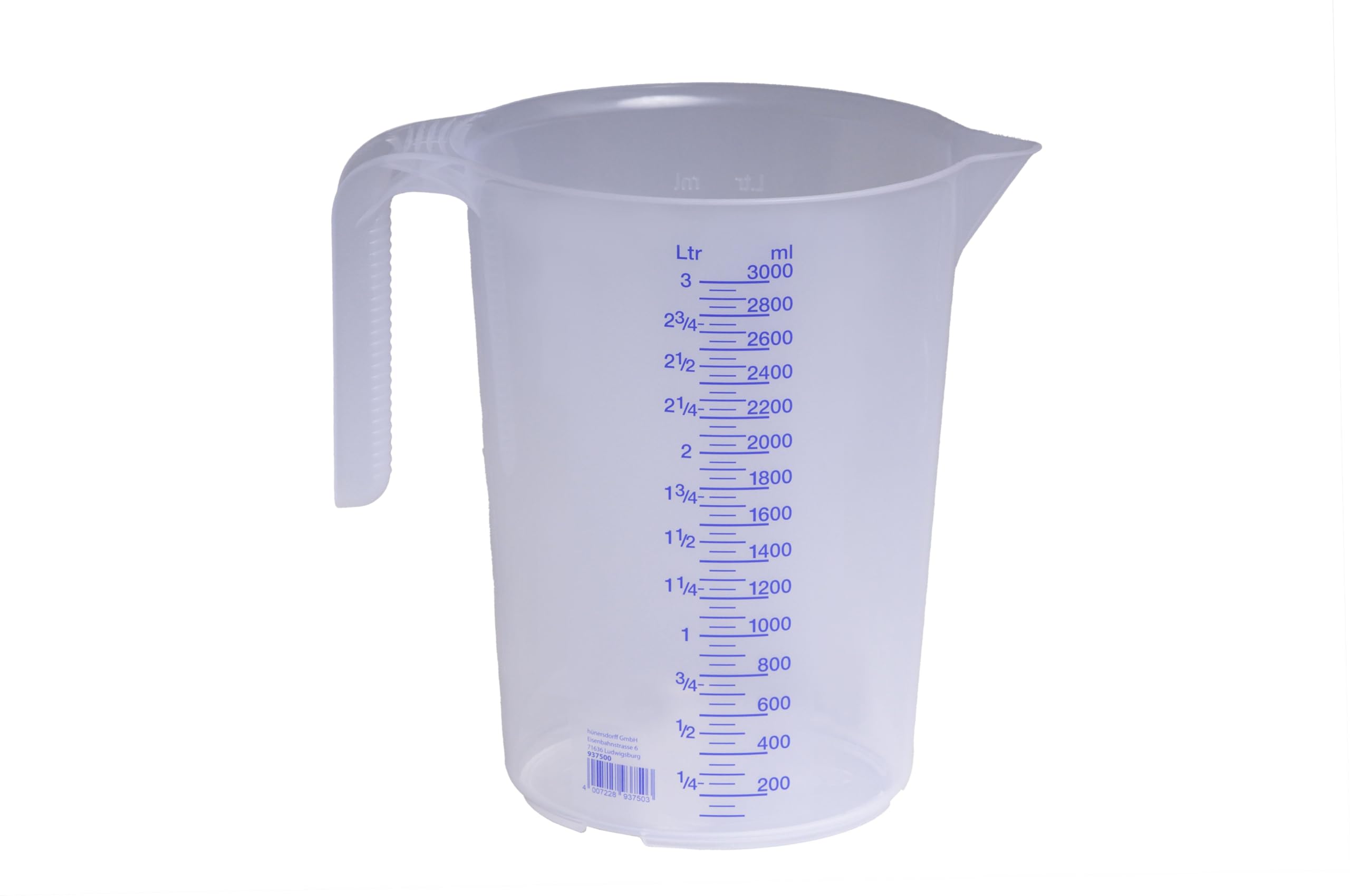 Philips Lighting Récipient gradué 3 000 ML, PP, 2 échelles Transparent ...