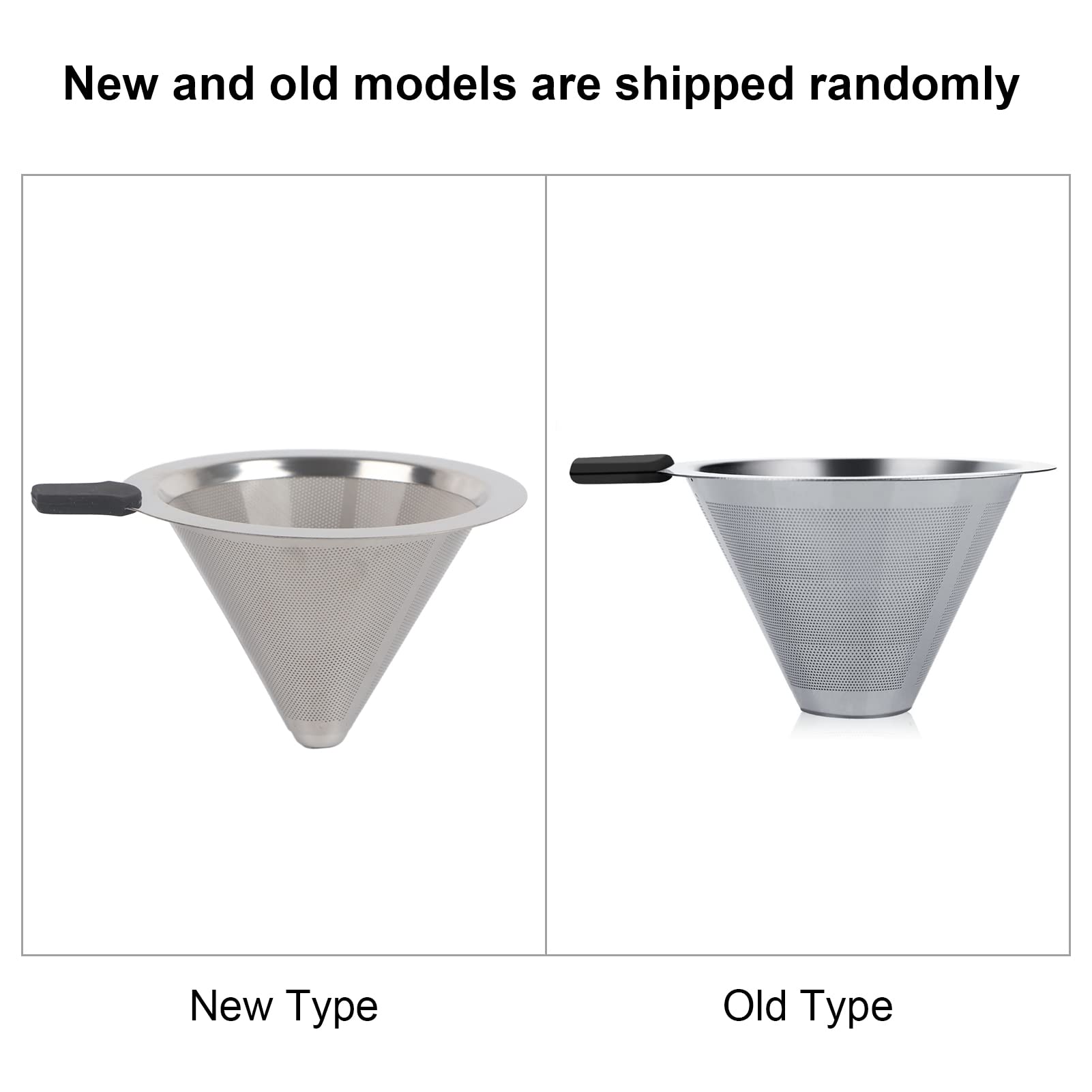 Yosoo Elegant Hand Pour Over Coffee Maker Set,Reusable Manual Drip Filter Coffee Dripper Pot Glass Carafe & Permanent Stainless Steel Filter