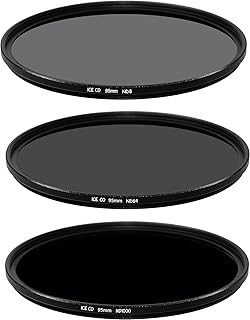 ICE CO Slim 3 Filter Set 95mm MC ND8 ND64 ND1000 Neutral Density ND 3,6,10 Stop 16 Layer Nano Multi-Coated Optical Glass