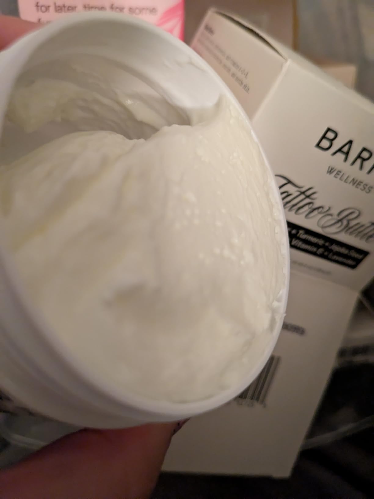 Barker Wellness Co Barker Wellness Tattoo Butter for New & Old Ink – Natural Aftercare Balm with Shea Butter, Turmeric & Lavender – Vegan & Cruelty-Free Tattoo Moisturizer for Vibrant, Healthy Skin – 4oz
