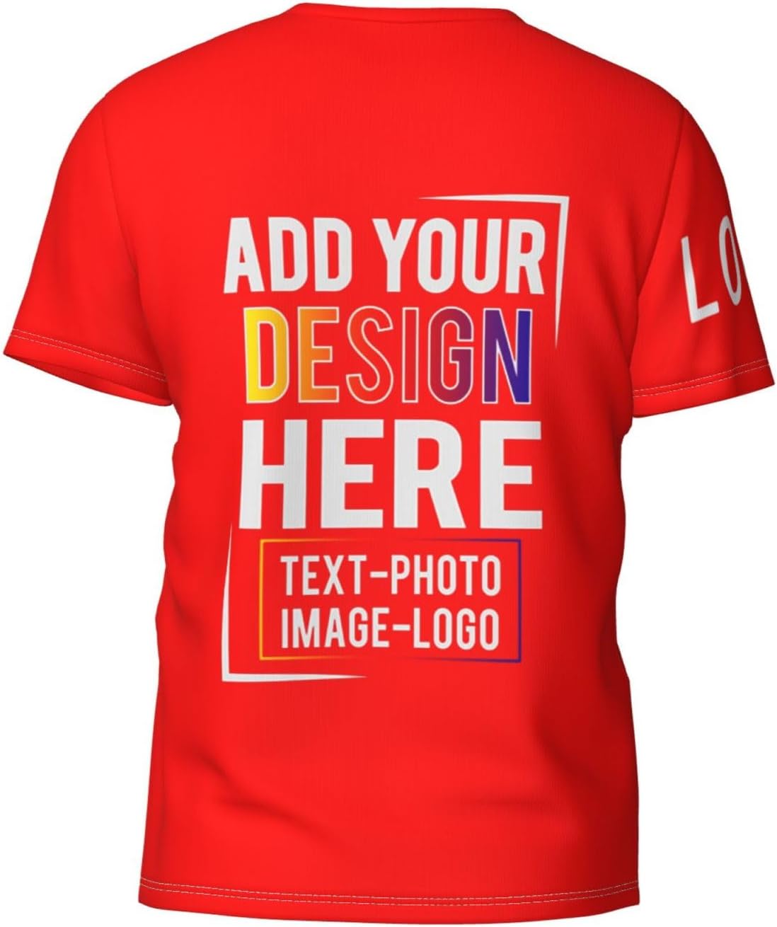 Custom T Shirts Add Your Text Photo Custom Shirt Personalized Custom t Shirts Design Your Own Front/Back Print - Image 3