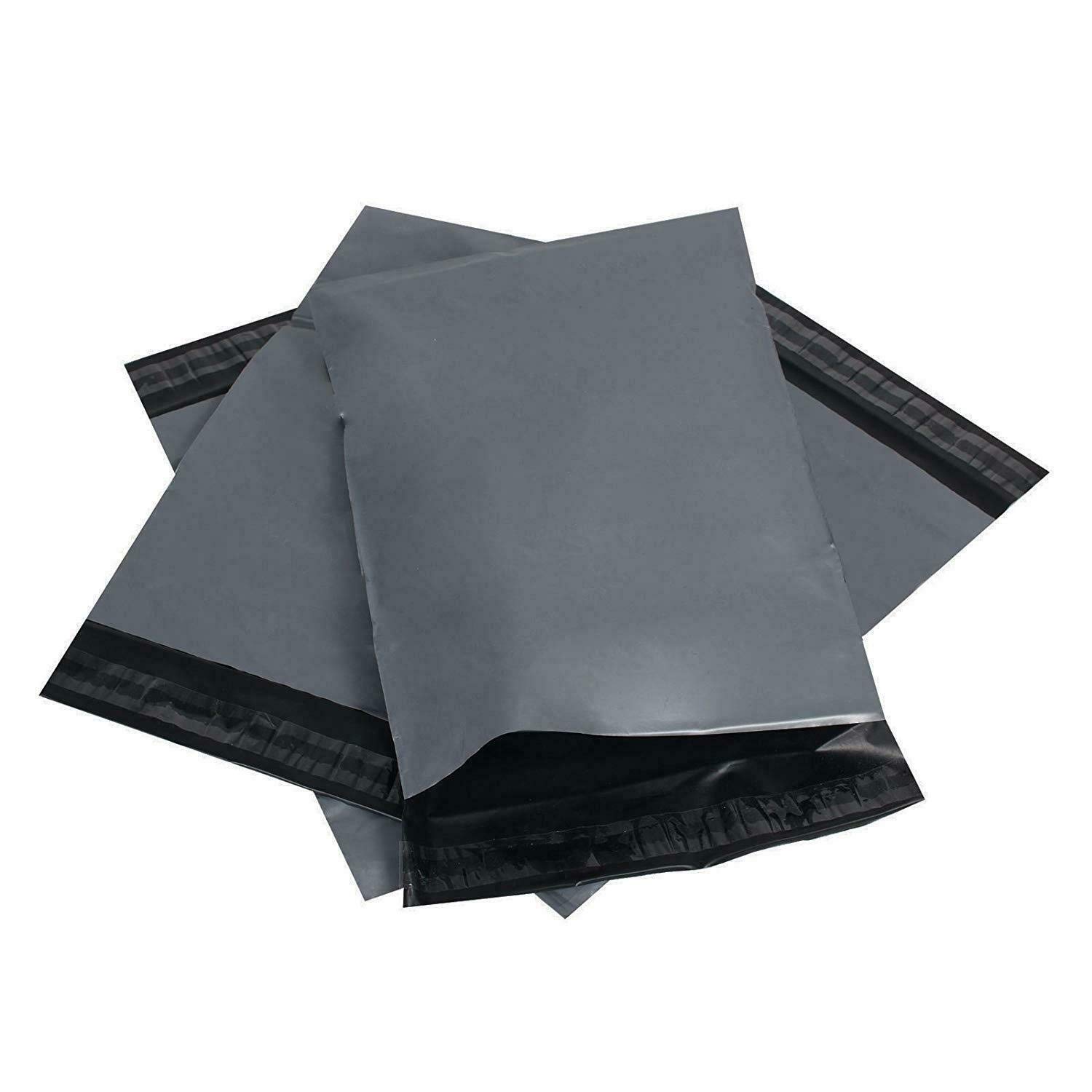 Super Strong Grey Mailing Poly Postal Self Seal Mailing Bags Perfect for Clothes, Shoe Box, Handbags Packing Bags Postage Gifts Packaging Posting Shipping (25, 4"x6")