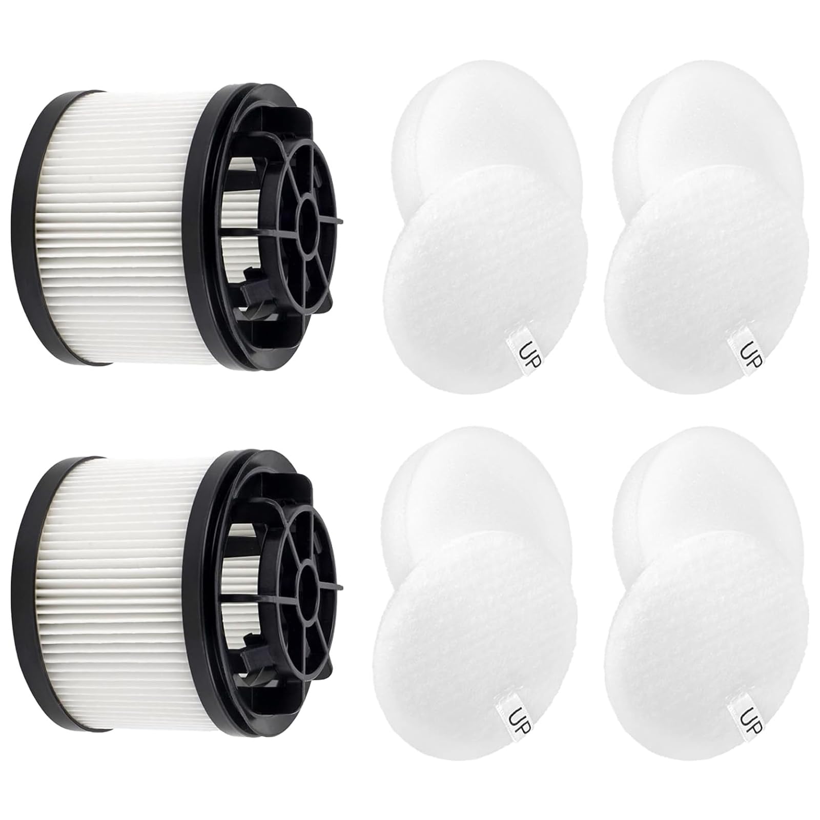 Kit Filtri Di Ricambio Per Aspirapolvere – 4 Filtri HEPA E 8 Preliminari Per LVAC-200