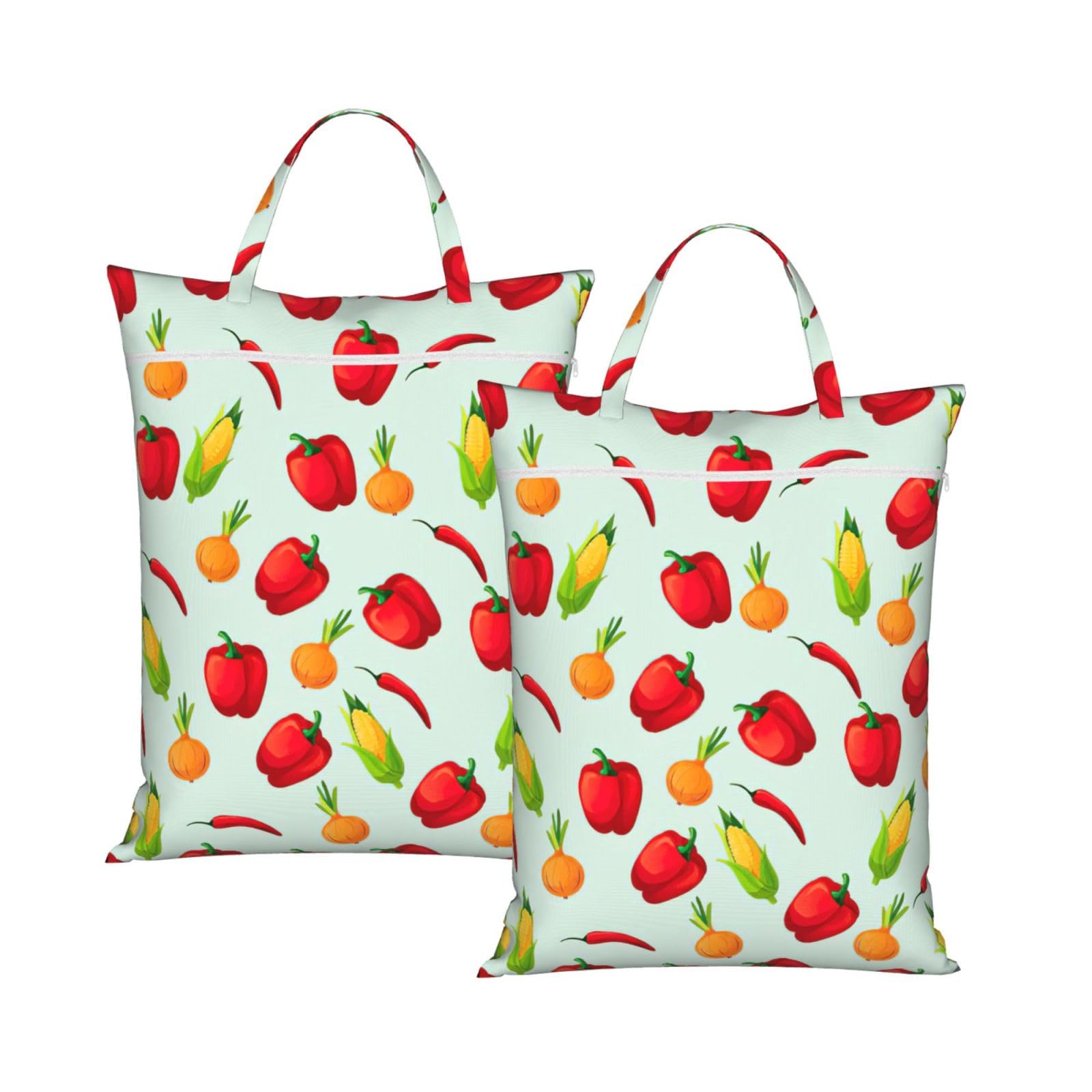 Sac à linge de voyage pliable imperméable motif maïs végétal