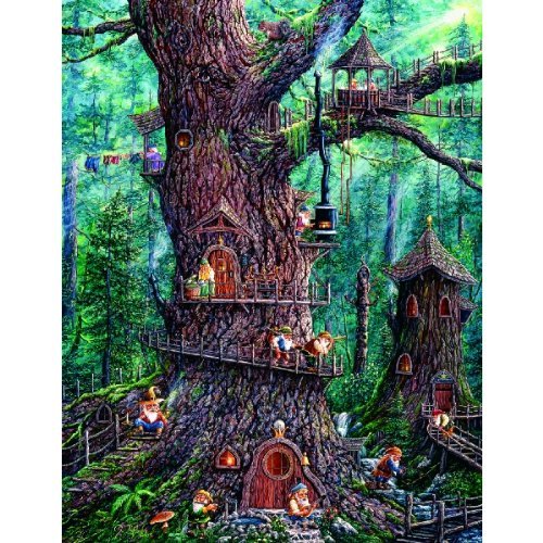 SunsOutForest Gnomes - 1000 Large Piece Jigsaw Puzzle Inc.