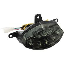Taillight - Integrated LED Tail Brake Turn Signal Light Compatible with KTM Duke 125 200 250 390 2011-2017Black