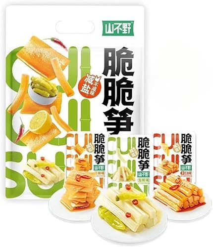 野山椒泡椒脆笋 酸辣竹笋泡菜 野山椒パプリカカリカリ筍、酸辣筍キムチ、即席キムチ28g/袋、パプリカ味 低?香辣笋片 即食泡菜 麻辣蔬菜小吃 ?菜咸菜 下?菜 健康天然竹笋 低塩香辛筍片、麻辣野菜軽食、菜食、おかず、ザーサイ漬け物、料理、健康天然筍、網紅レ