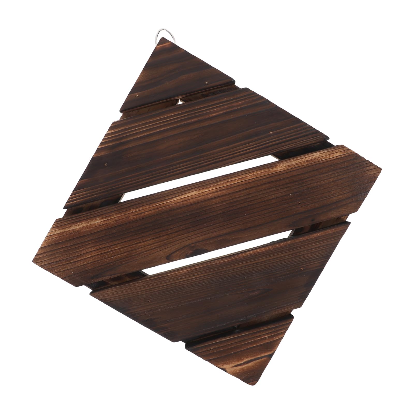 Jardinière murale pour entrée et salon en bois marron GALPADA