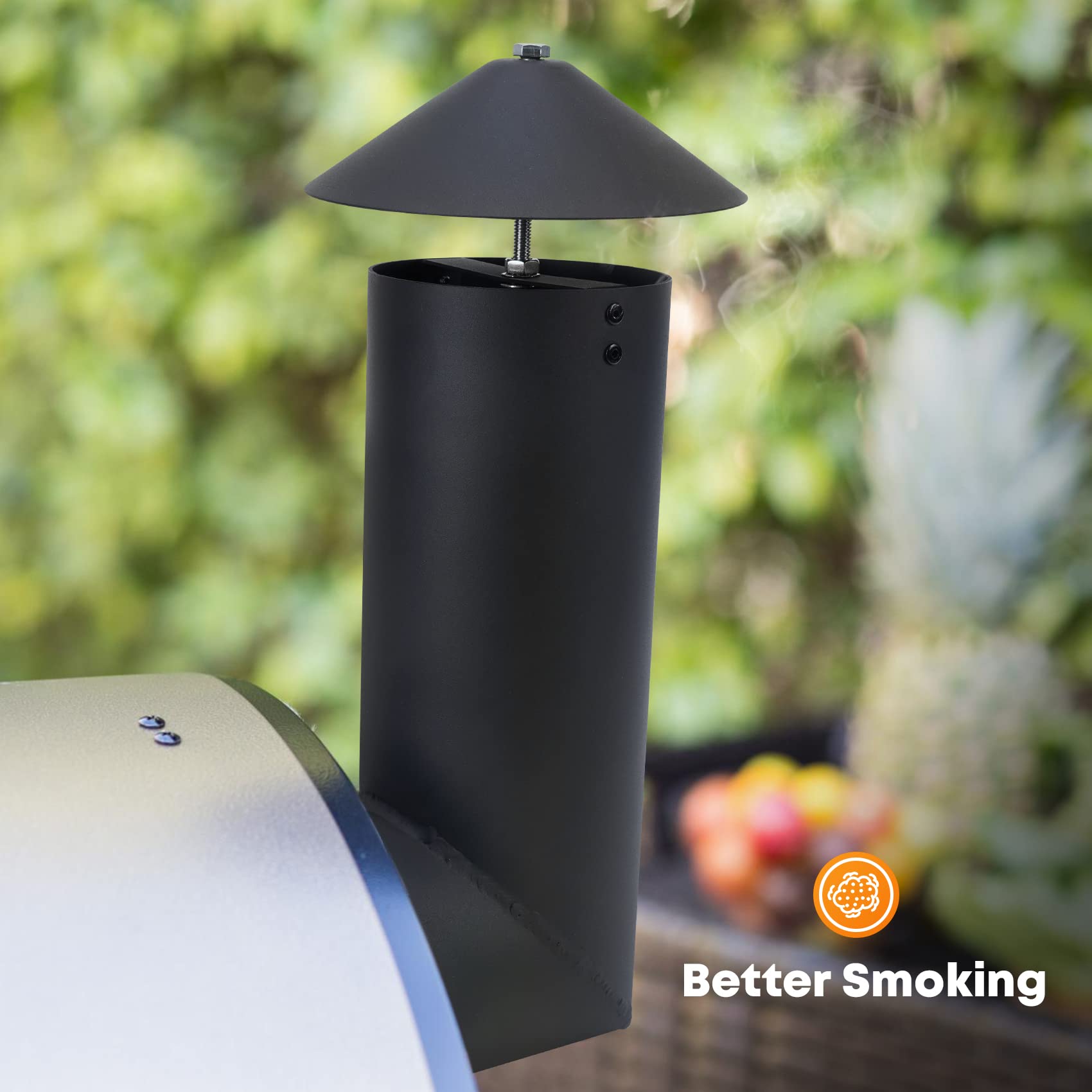 Stanbroil Pellet Grill Smoke Stack Compatible with Pit Boss, Traeger, Camp Chef and Other Pellet Smokers, Black