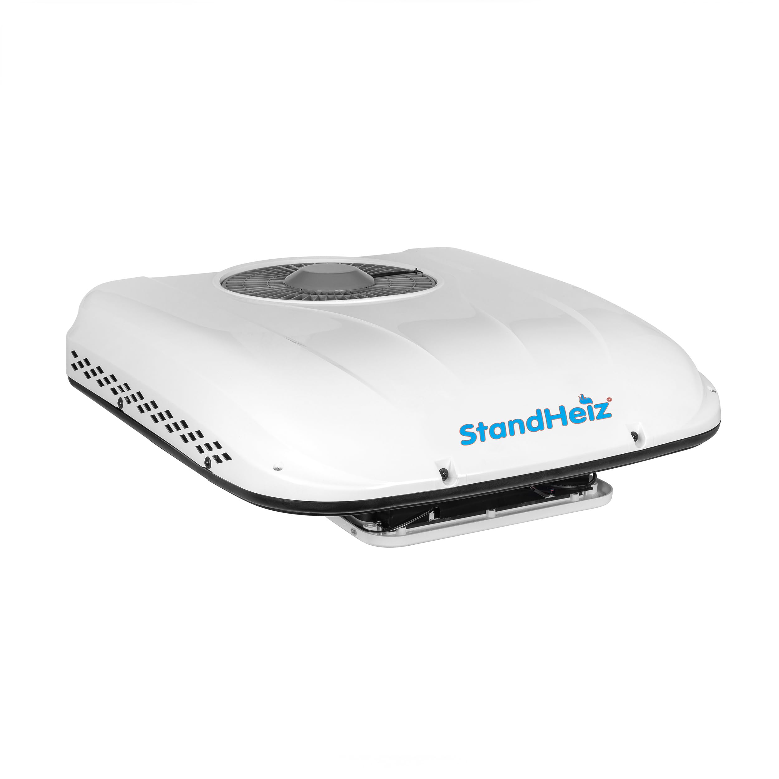 Parcheggio D'Aria Condizionata 12V DC, Refrigerante Condizionatore da Tetto, Elettrico Aria Condizionata per Camper, Escavatore, Trattore, Veicoli agricoli, Bianco
