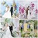 Asee'm Wedding Arch Stand Set of 3 (7.2FT, 6.6FT, 6FT) White Metal Arched Backdrop Frame for Ceremony Parties Birthday Baby Shower Garden Balloon Decoration