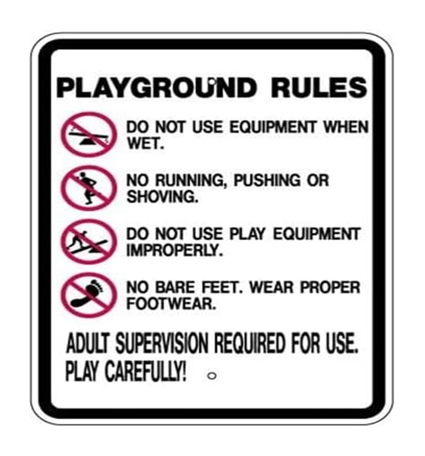 FNYUVNFAF Backyard Rules Sign Metal Tin Sign Playground Guidelines Vintage Wall Decor for Play Area 8 X 12 in