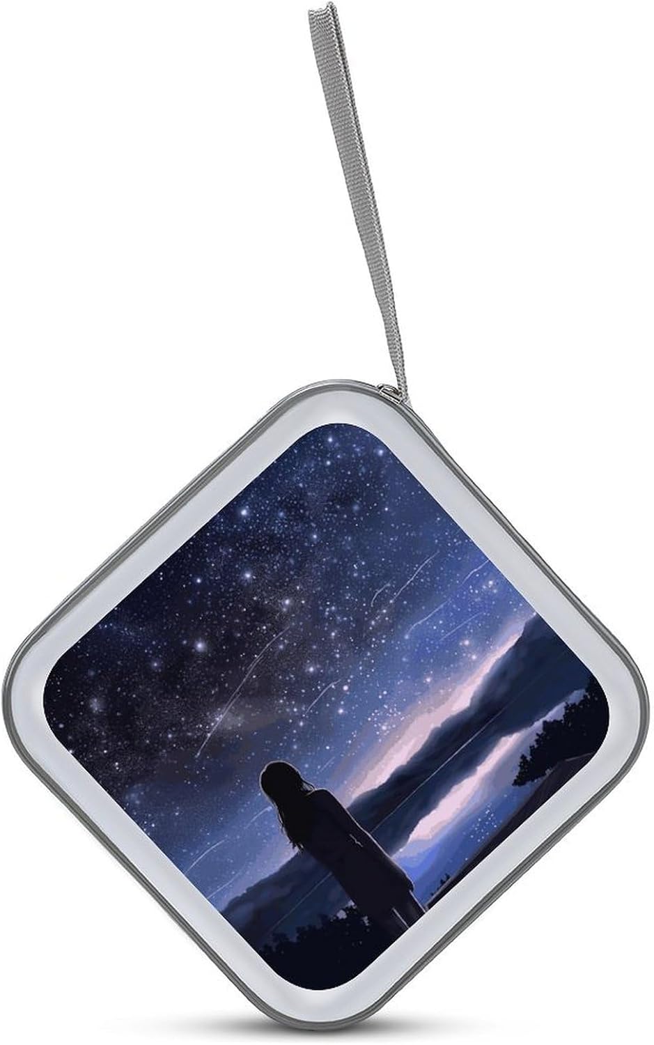 Girl Looking at Stars CD Case CD Storage Box DVD Sleeves