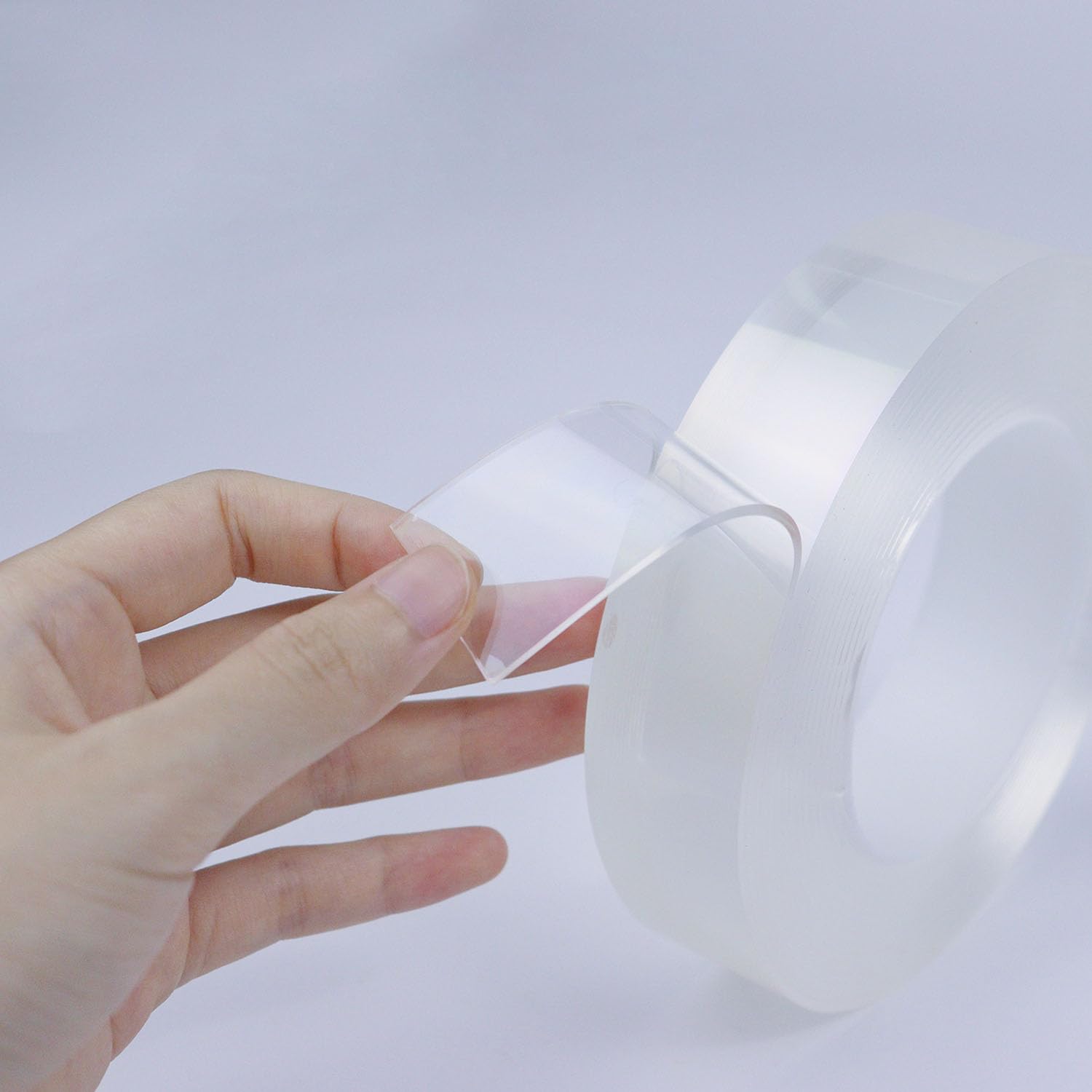 Amazon.co.jp: COSIMIXO ナノテープ、2mm x 3cm x 5m、クリアヘビー