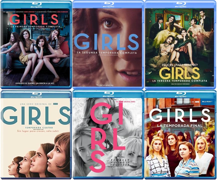 Girls: The Complete Series HBO Blu-ray Collection - The Complete First, Second, Third, Fourth, Fifth & Sixth Seasons (Season 1 / Season 2 / Season 3 / Season 4 / Season 5 / Season 6) [Spanish Artwork]