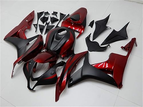 Miniatura 2 de NT FAIRING Rojo negro carenado apto para HONDA 2007 2008 CBR600RR CBR 600RR nuevo molde de inyección ABS plásticos carrocería kit cuerpo marco
