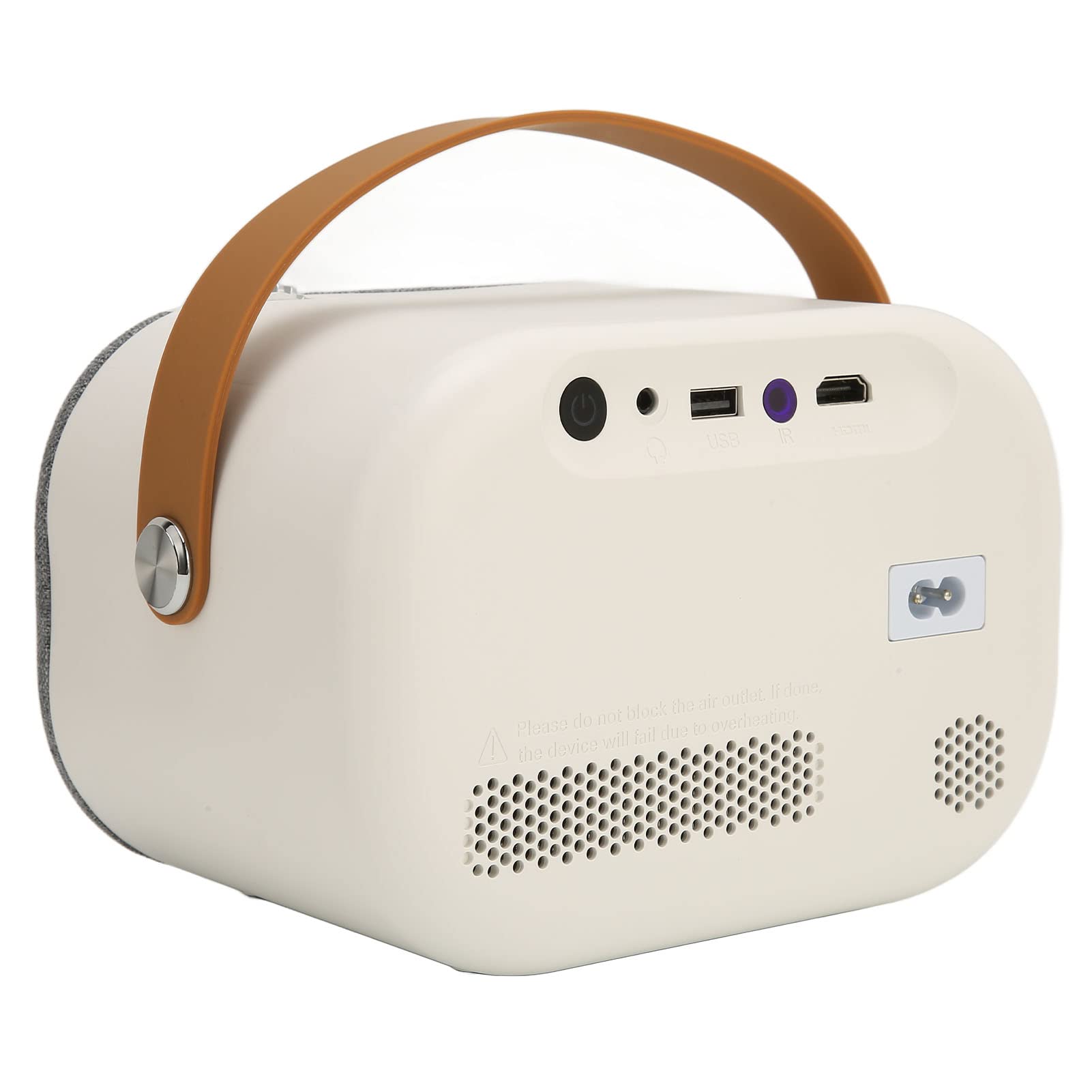 Proyector WiFi 5G/2.4G, 1920X1080P Full HD LED 300 ANSI LM 8000 Lux 4K Smart Home Movie Projector con Mandos A Distancia, Dos Altavoces Duales de 5 W para USB HDMI para Windows 100 A 240 V(UE)
