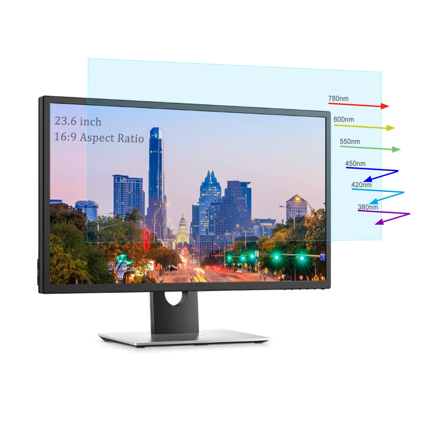 23.6 Inch Anti Blue Light Screen Protector (522x294mm) for 23.6