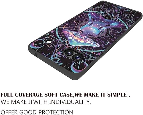 Miniatura 4 de Compatible con Google Pixel 6A - Funda de hongo, patrón psicodélico de constelación de luna y hongos para Google Case para niños y niñas, funda de