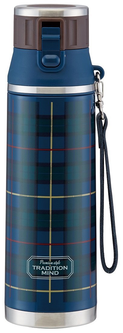 Bouteille inox 800ml anti fuite Tradition Mind avec bouchon bloquant