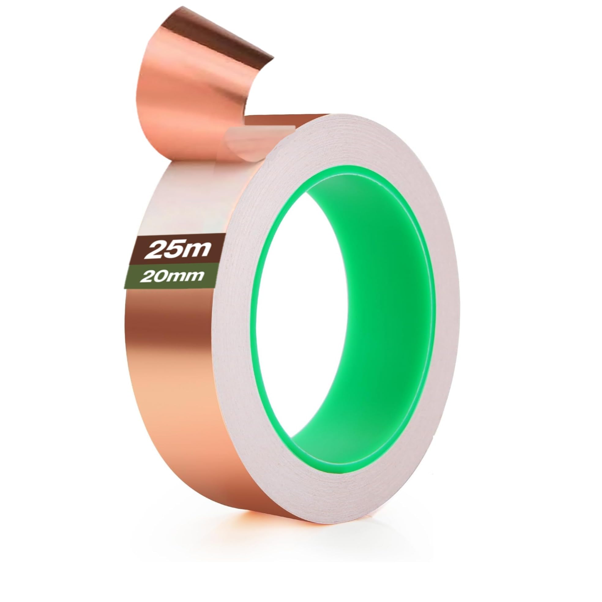 Avida Zen Copper Tape Slug Repellent Uk - 25M X 20 Mm Self-Adhesive Cooper Slug Snail Repellent - Tape - Slug Snail Barrier - Chemical Free-Defense