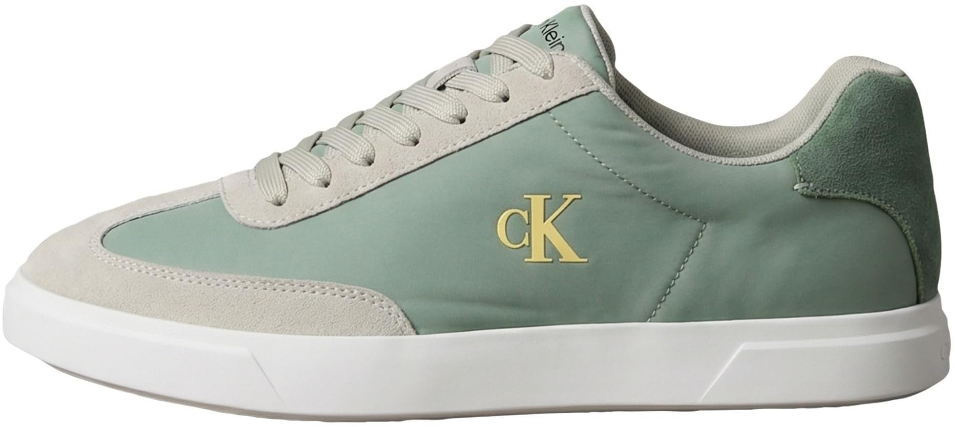 Calvin Klein Men's Low Prof Cupsole Wt Ny-Su HM0HM02202 Low Top, Green (Mint Sauce/Rip Olive/Sea Spray), 9
