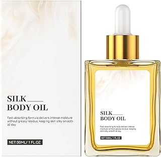 Aceite corporal de seda, aceite corporal de s...