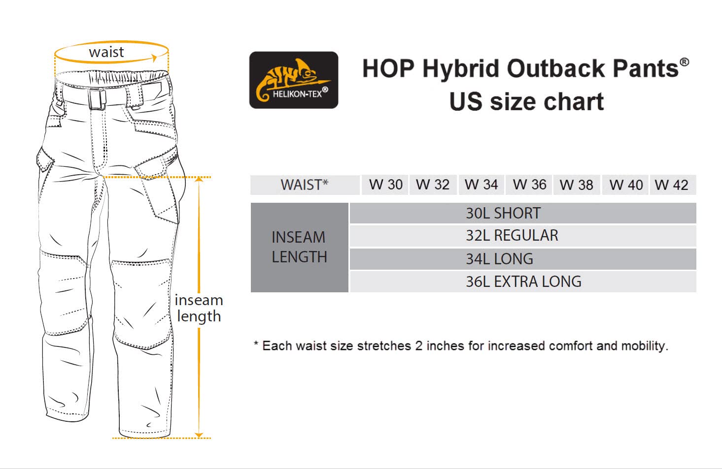 Helikon-Tex HOP Hybrid Outback spodnie taktyczne DuraCanvas VersaStretch