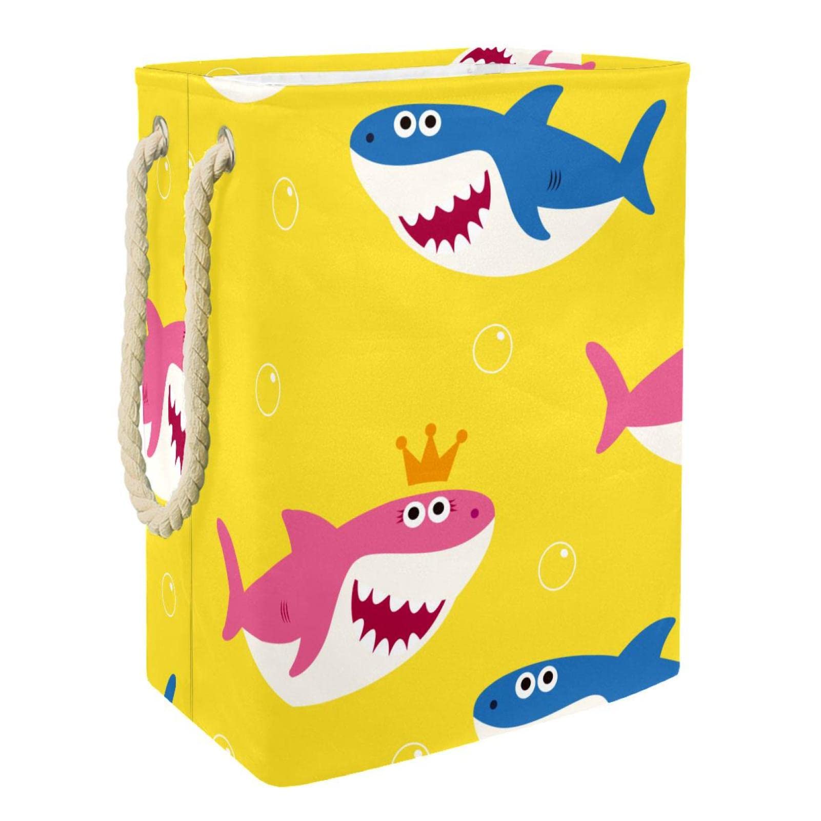 Panier à linge sale étanche pour éviter l'humidité avec poignée requin robuste