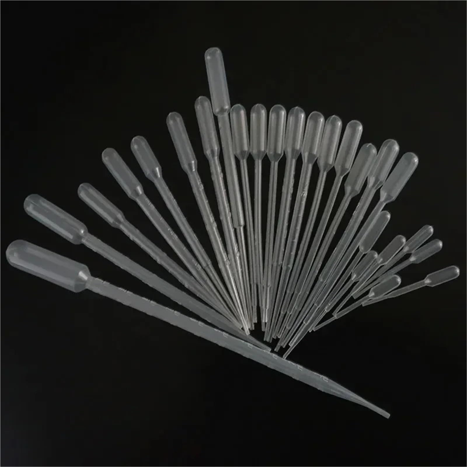 100 Stück bis 500 Stück Labor 0,2 ml 0,5 ml 1 ml 2 ml 3 ml 5 ml 10 ml Kunststoffpipette, klare Pipette(10ml 100pcs)