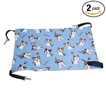 GIANTE Breathable Double-Sided Soft Pet Bed Hanging Cat Hammock Bed with Strap S