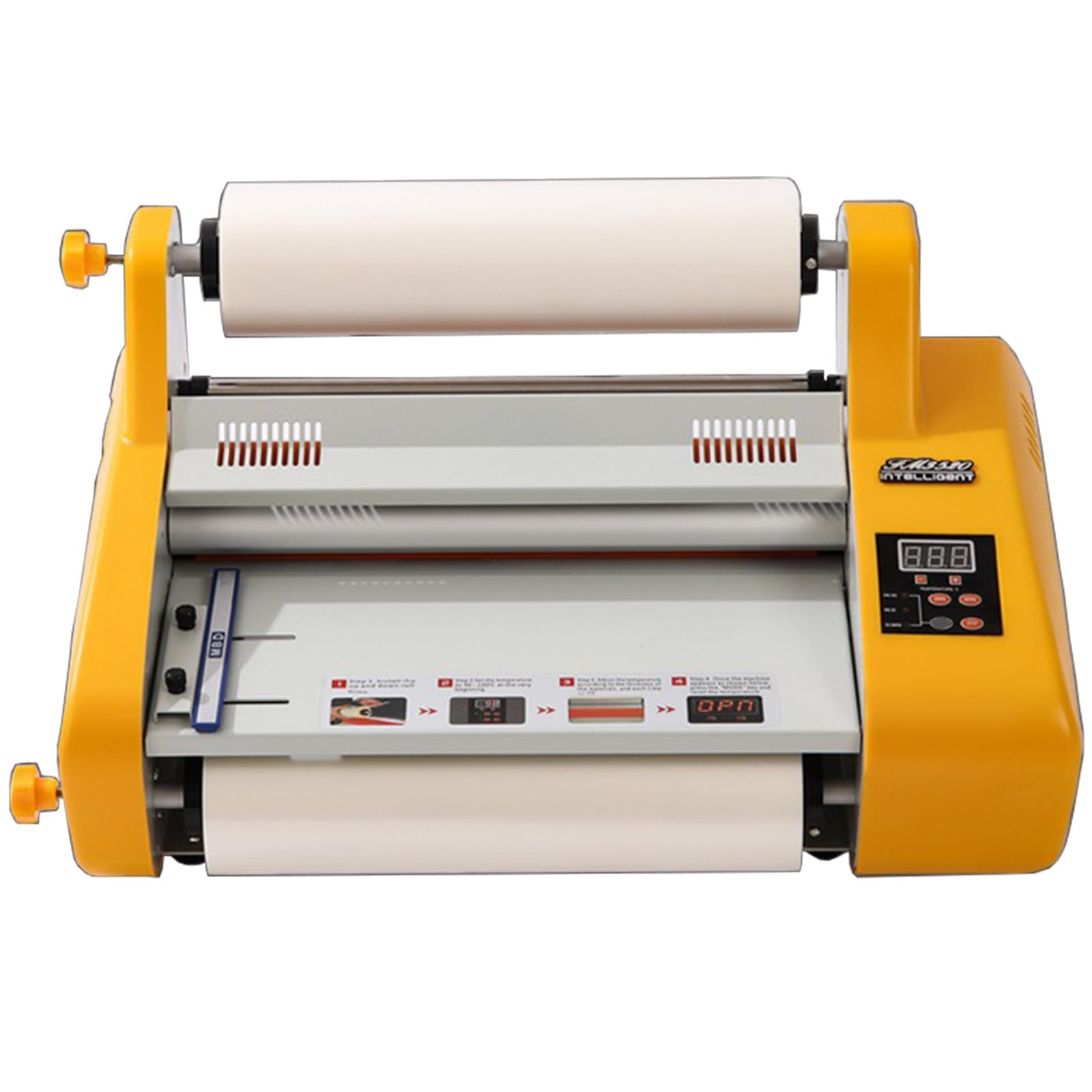 Laminatrice a freddo a caldo,formato A3,per ufficio, riscaldamento rapido,macchina di laminazione termica con display digitale mono e bifacciale, per uso commerciale scolastico