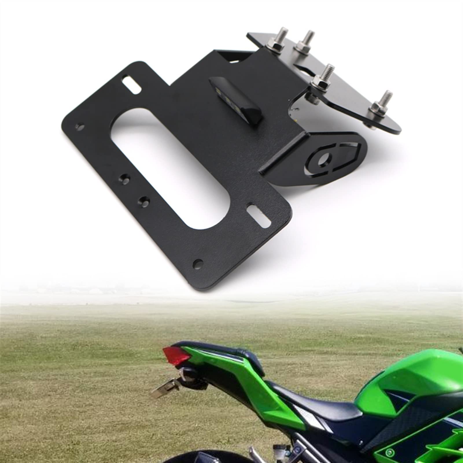 Eliminador de guardabarros Z300 porta matrícula portamatrículas Ninja 250