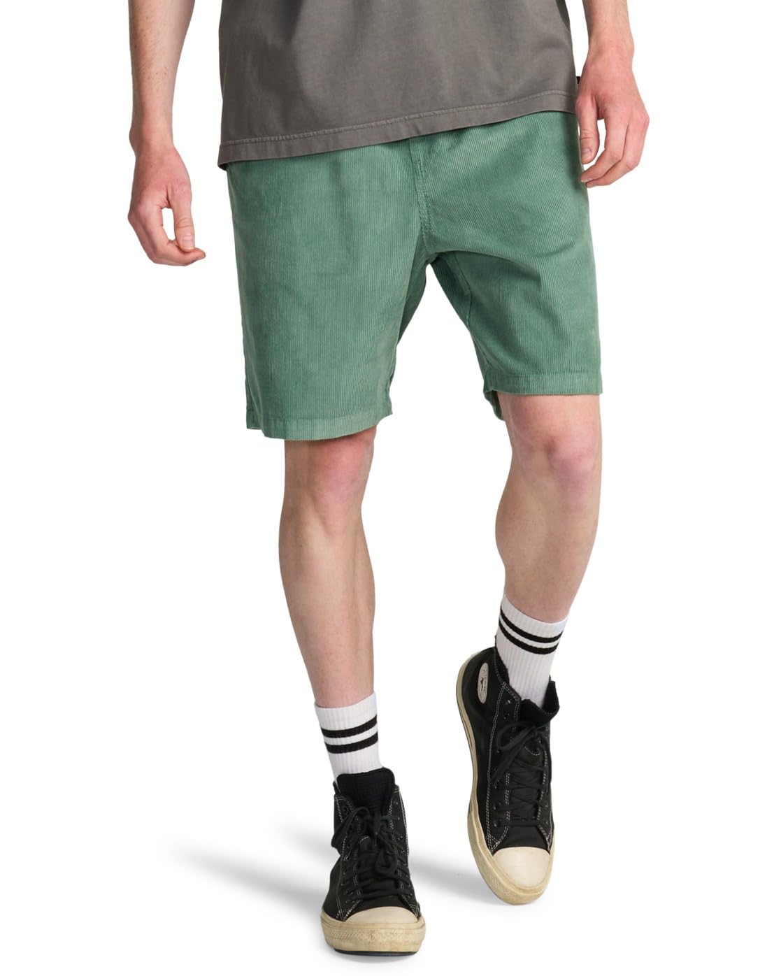BILLABONG Elastic Waist Walkshorts Larry Cord Mens Blue