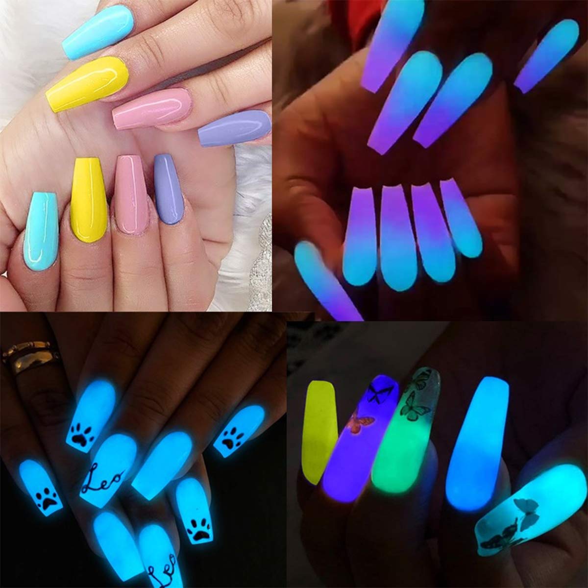 glow in the dark poly gel