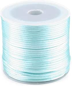 Satinschnur 30m 1mm - Kumihimo Flechtkordel In Neonfarben