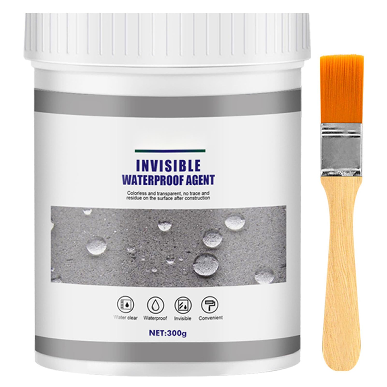 300g Invisible Waterproof Anti-Leaking Sealant - Transparent Coating for Tile, Wall, Roof, Bathroom Repair - Home Trapping Mending Agent